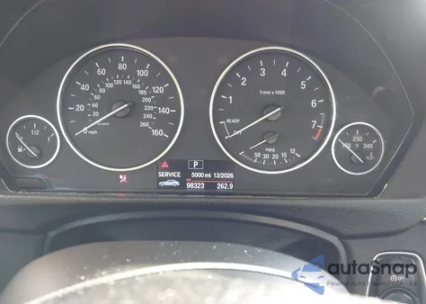 2015 BMW 328I z USA, uszkodzony, nr VIN WBA3C1C56FK123314